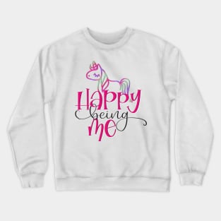 Happy Being Me Crewneck Sweatshirt